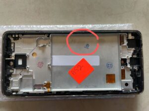 LCD Phone Part with stamp